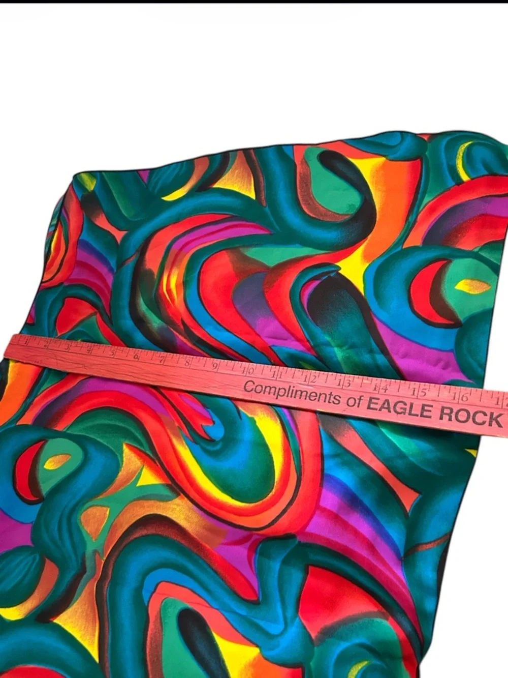 Multicolor Abstract Print Scarf